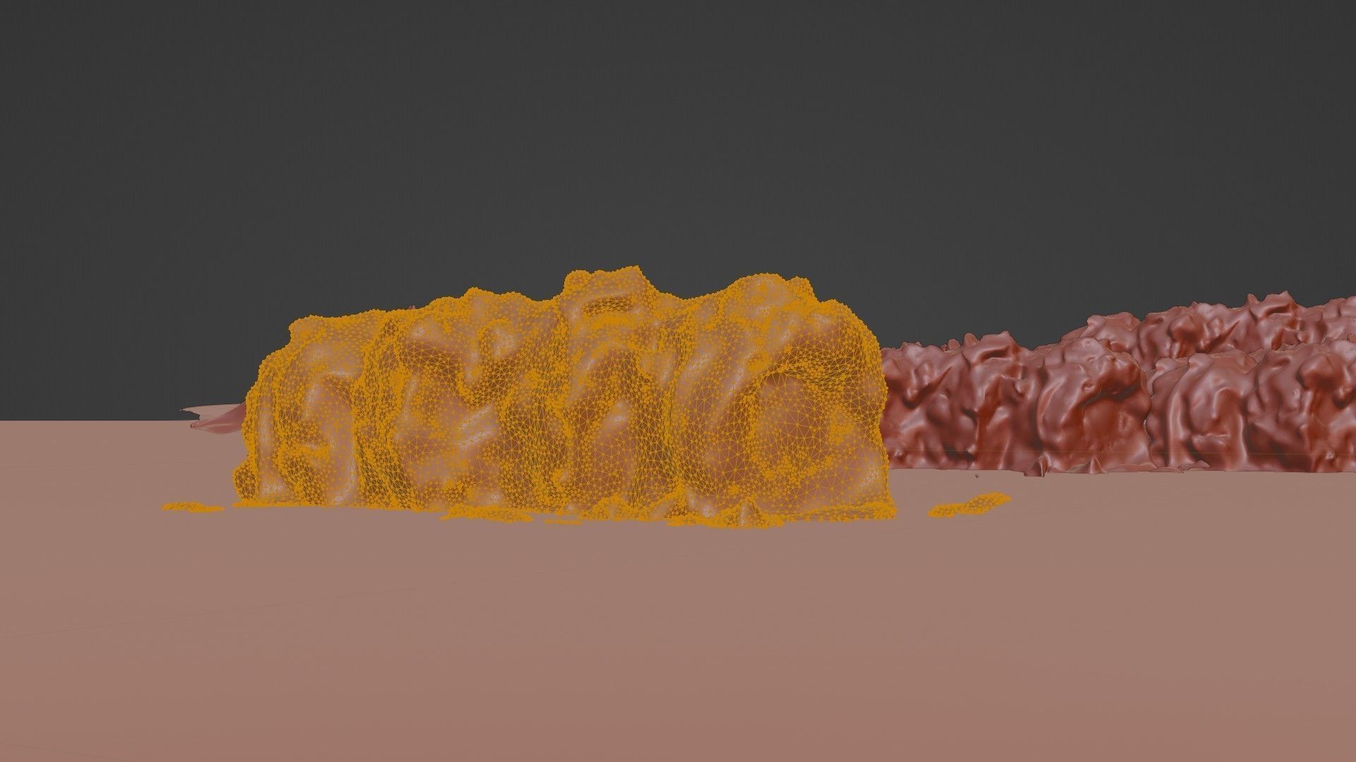 Real 3D scanned Crispy Sushi Roll with shrimp Low-poly 3D model_60