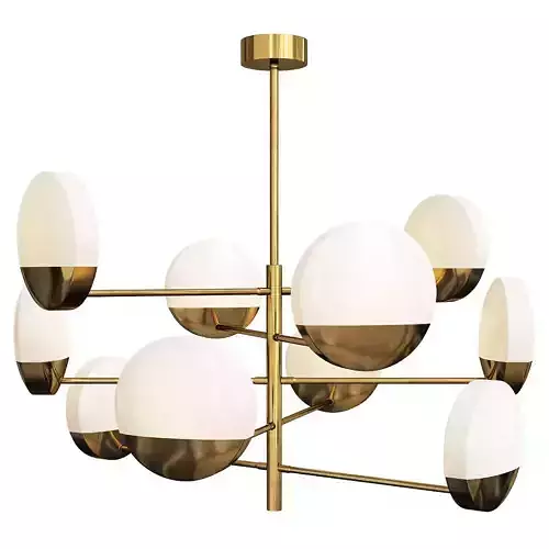 Perla Chandelier 10 Low-poly 3D model