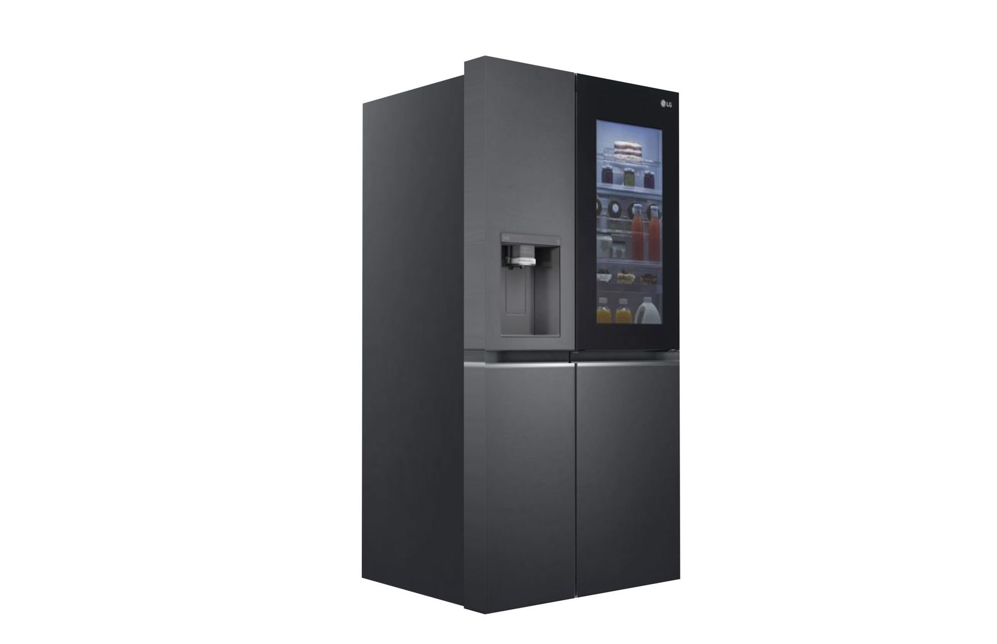 LG InstaView Refrigerator Low-poly 3D model_1