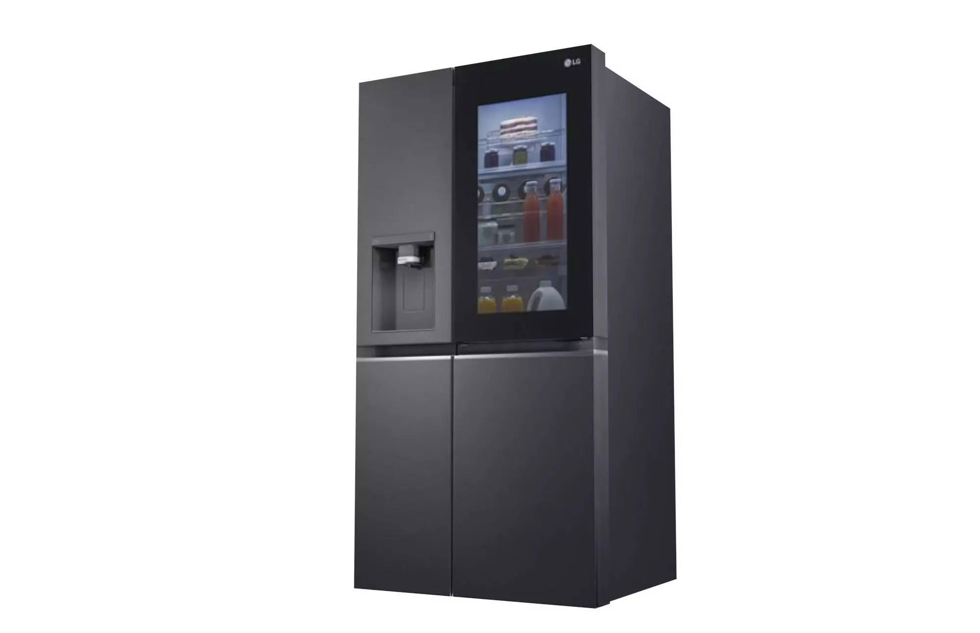 LG InstaView Refrigerator Low-poly 3D model_0