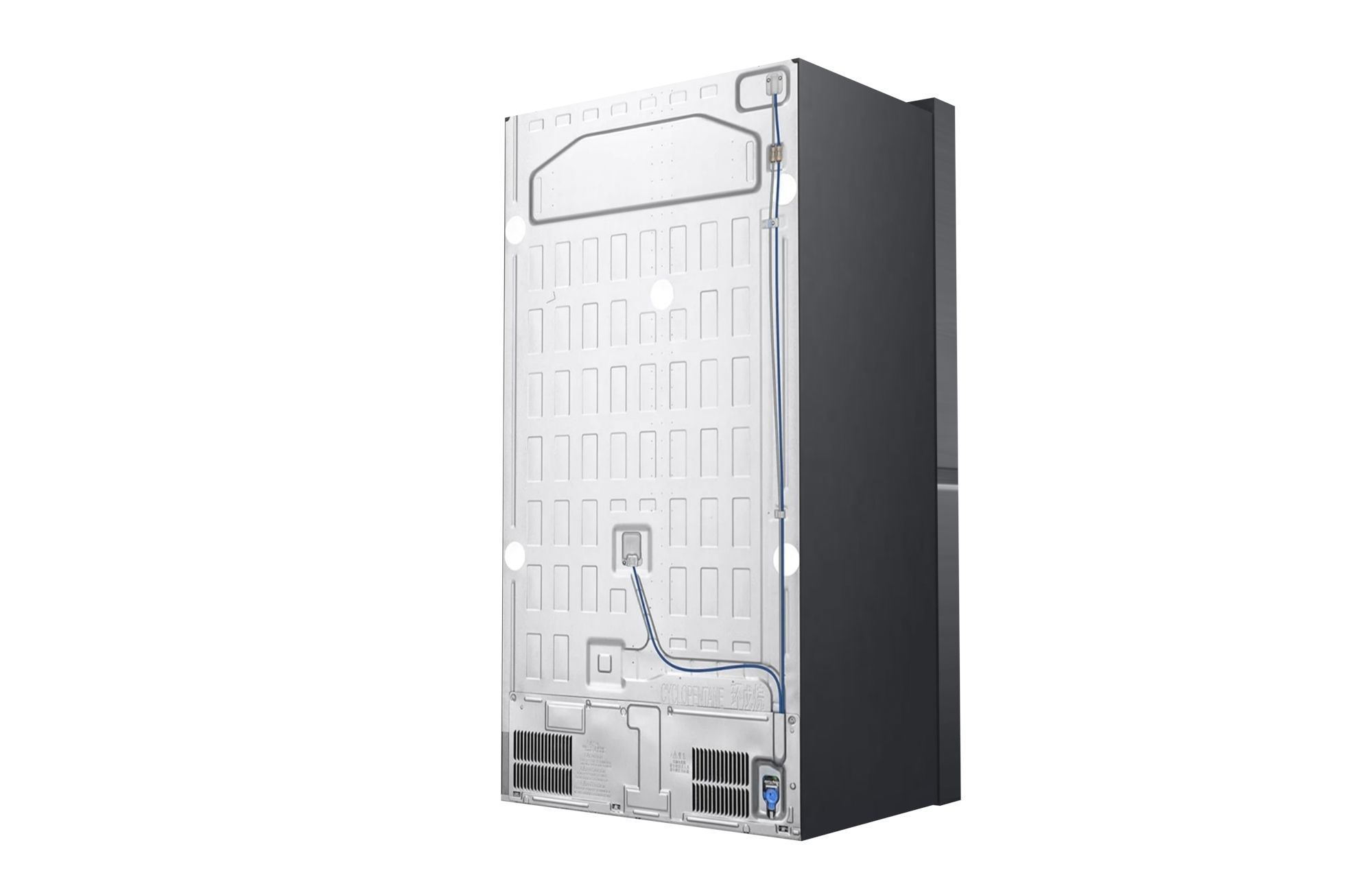 LG InstaView Refrigerator Low-poly 3D model_2