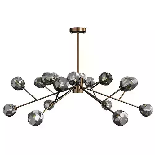 RH Boule De Cristal smoky 18 Low-poly 3D model