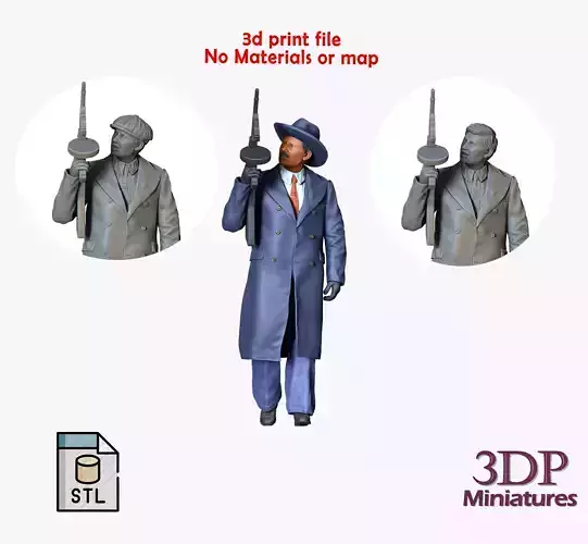 N4 GANGSTER OR MAFIA PEAKY BLINDERS 3D print model