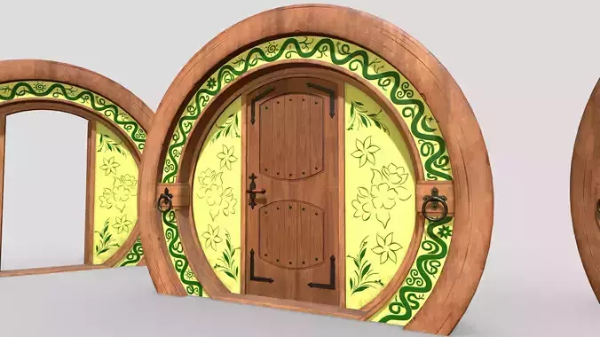 Hobbit door - Gameready 4k