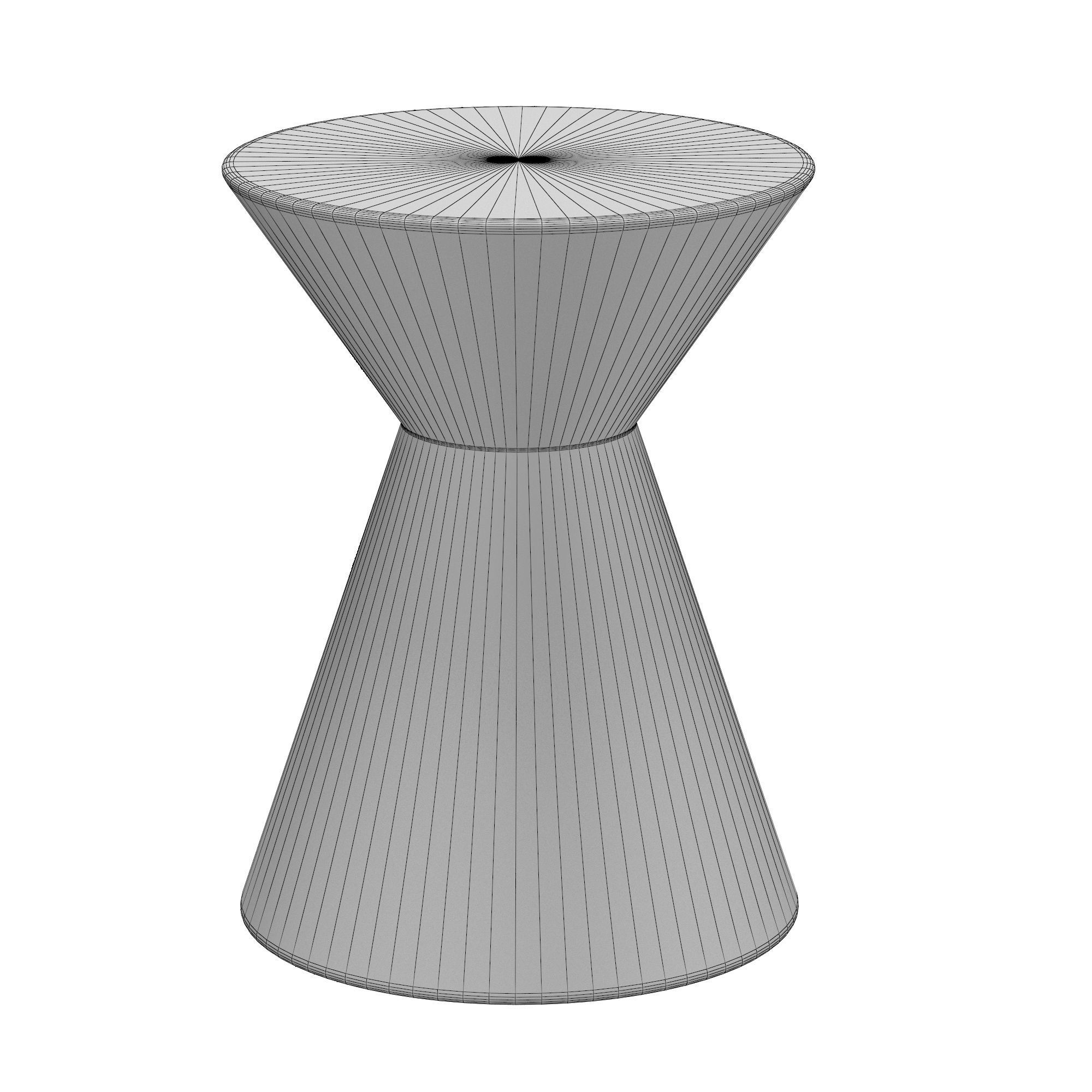 Trompo Side Table 3D model_5