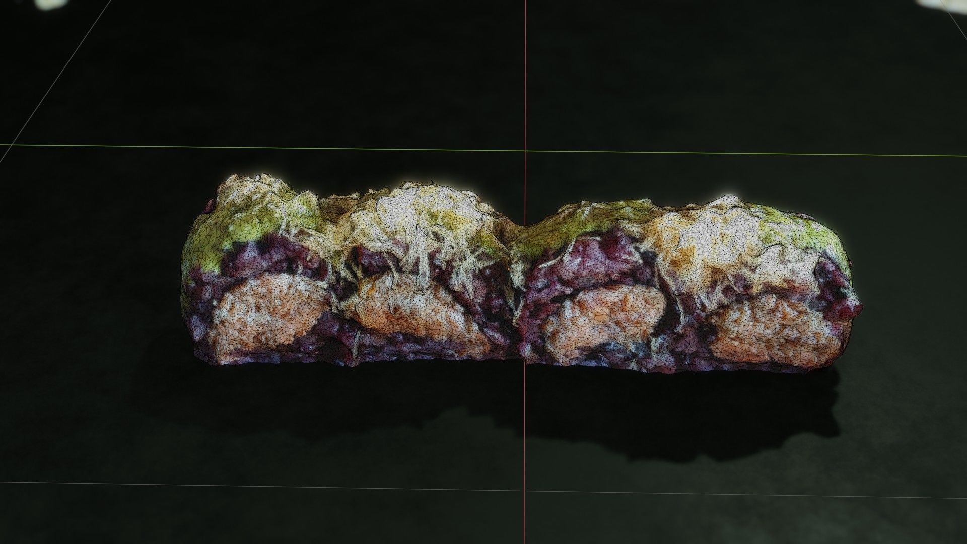 Real 3D scanned special Sushi Roll with Tuna 3D model_44
