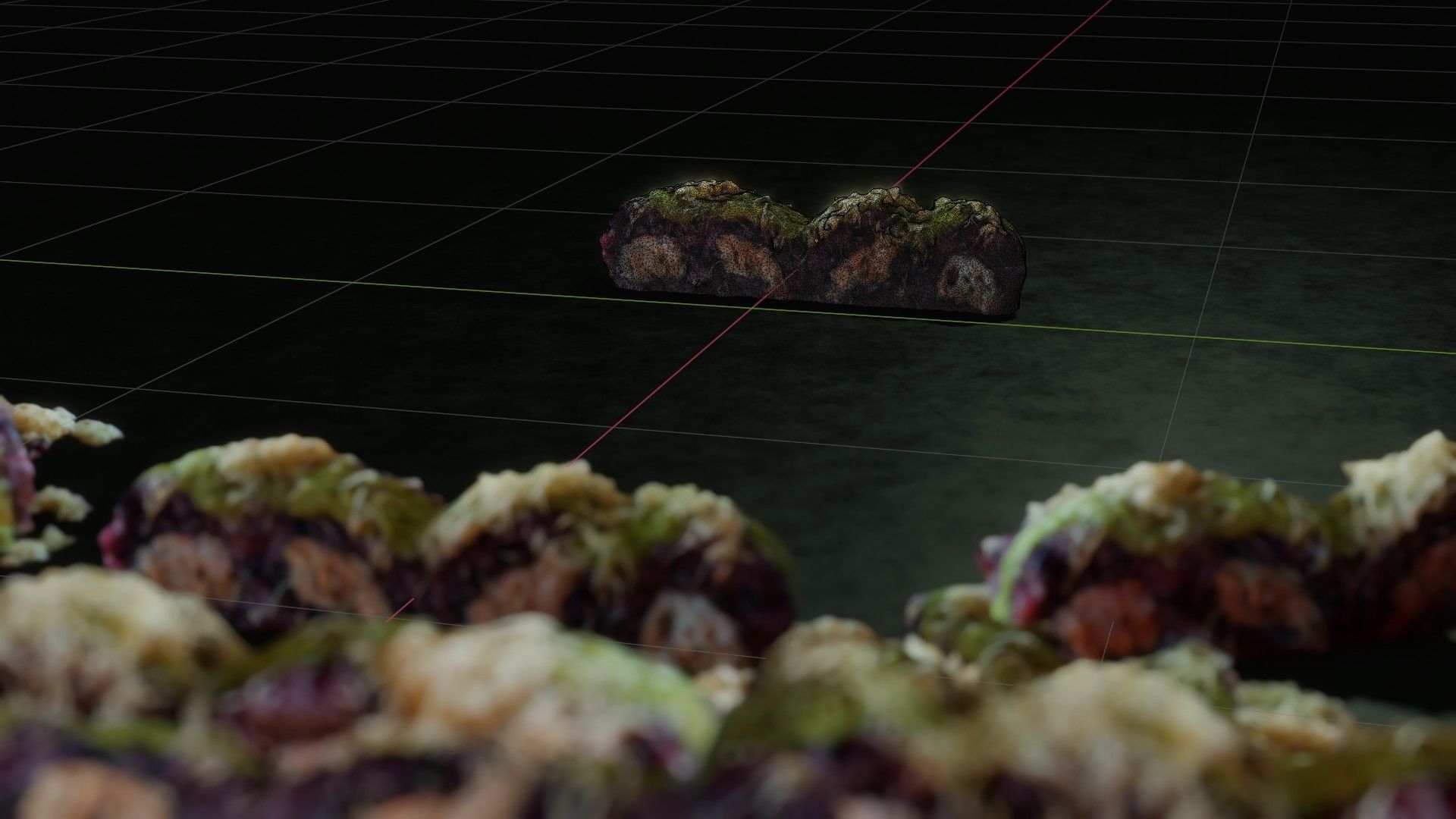 Real 3D scanned special Sushi Roll with Tuna 3D model_30