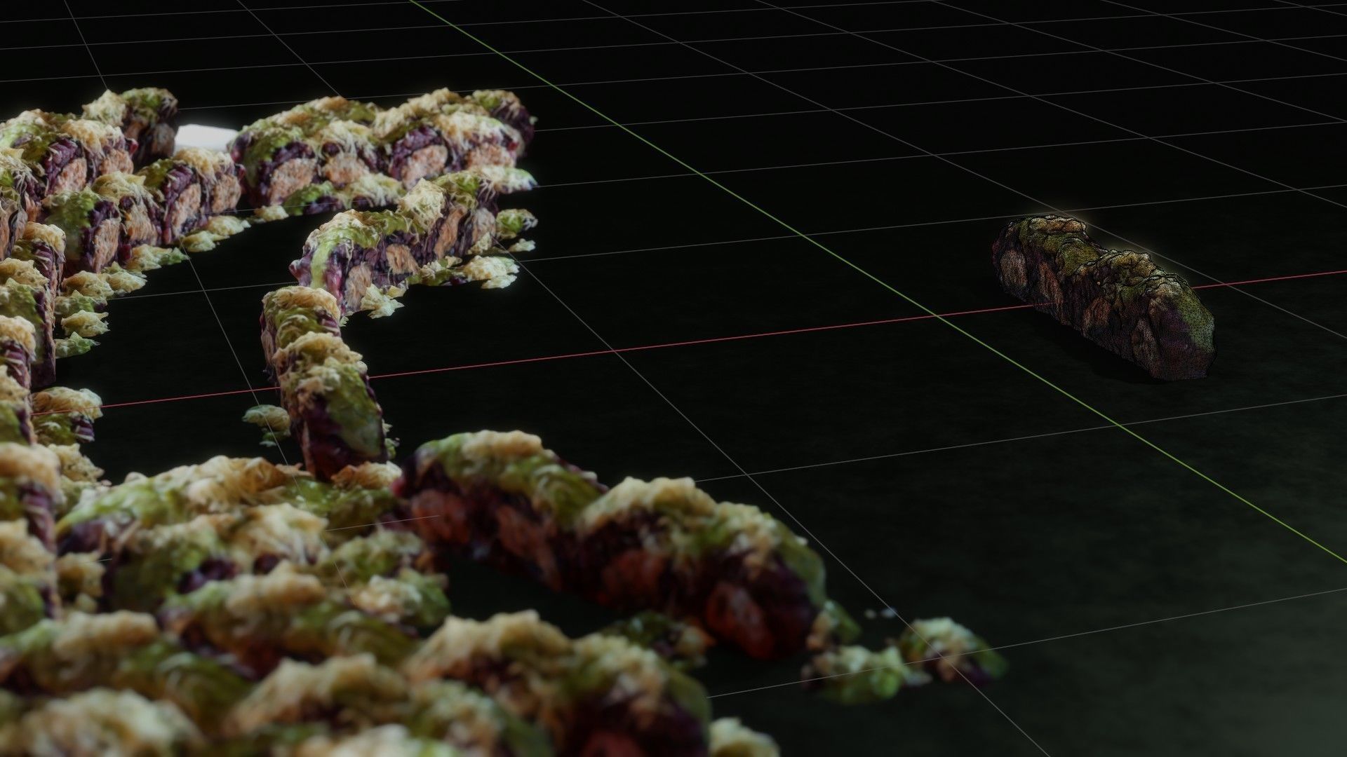 Real 3D scanned special Sushi Roll with Tuna 3D model_32