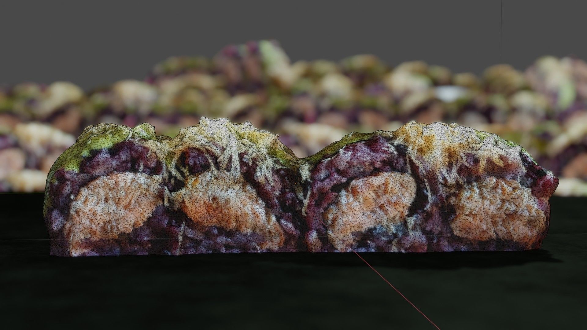 Real 3D scanned special Sushi Roll with Tuna 3D model_47
