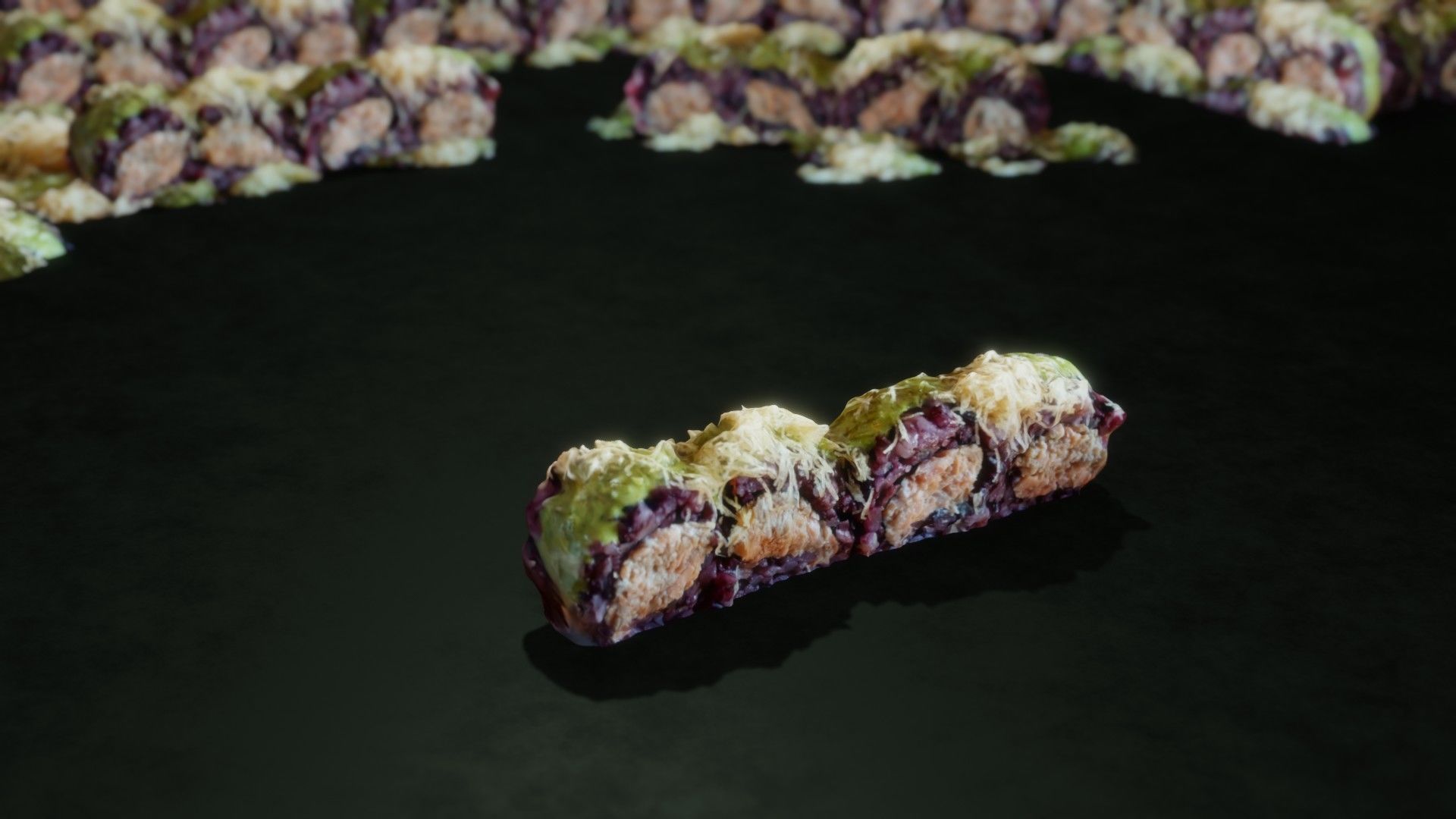 Real 3D scanned special Sushi Roll with Tuna 3D model_15