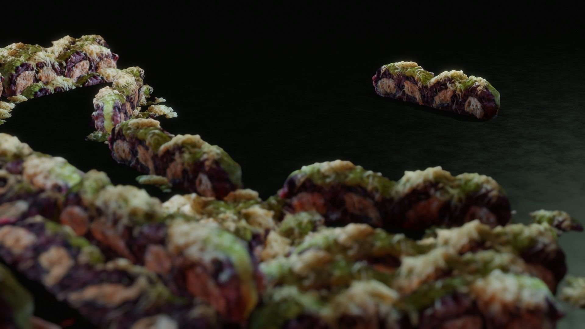 Real 3D scanned special Sushi Roll with Tuna 3D model_8