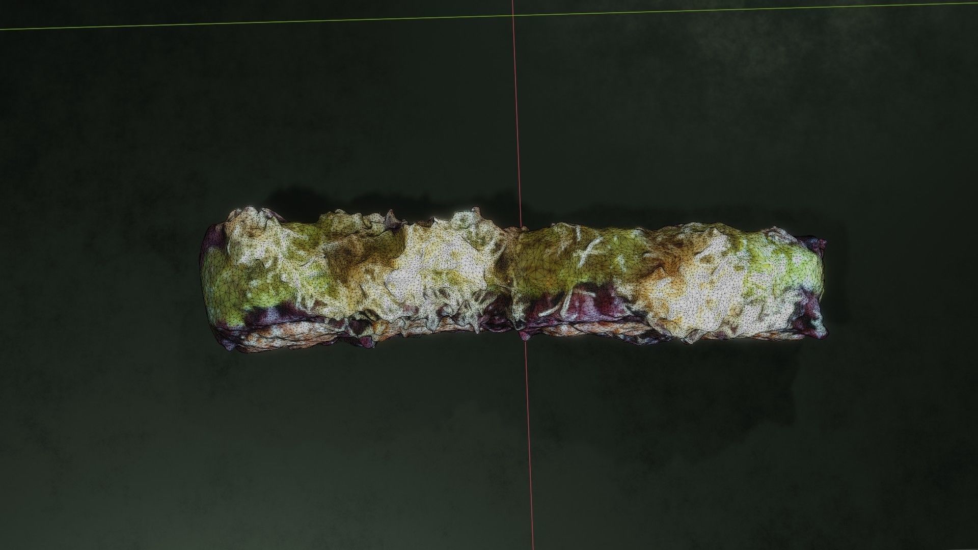 Real 3D scanned special Sushi Roll with Tuna 3D model_46