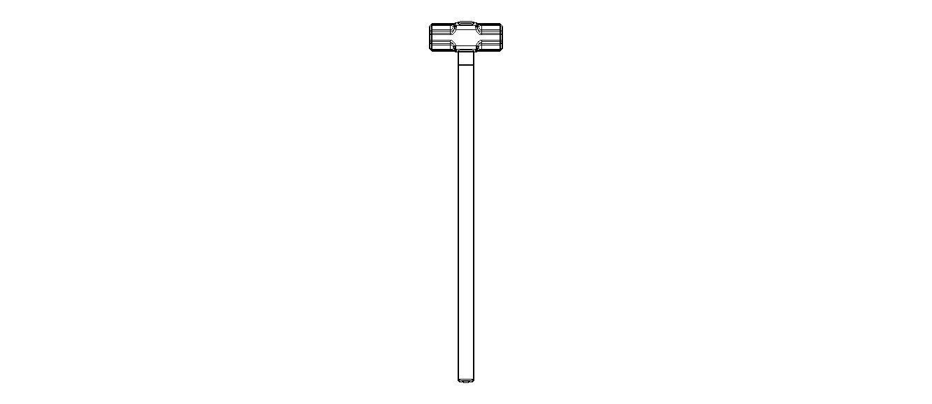 Sledge Hammer with Wooden Handle 3D model_28