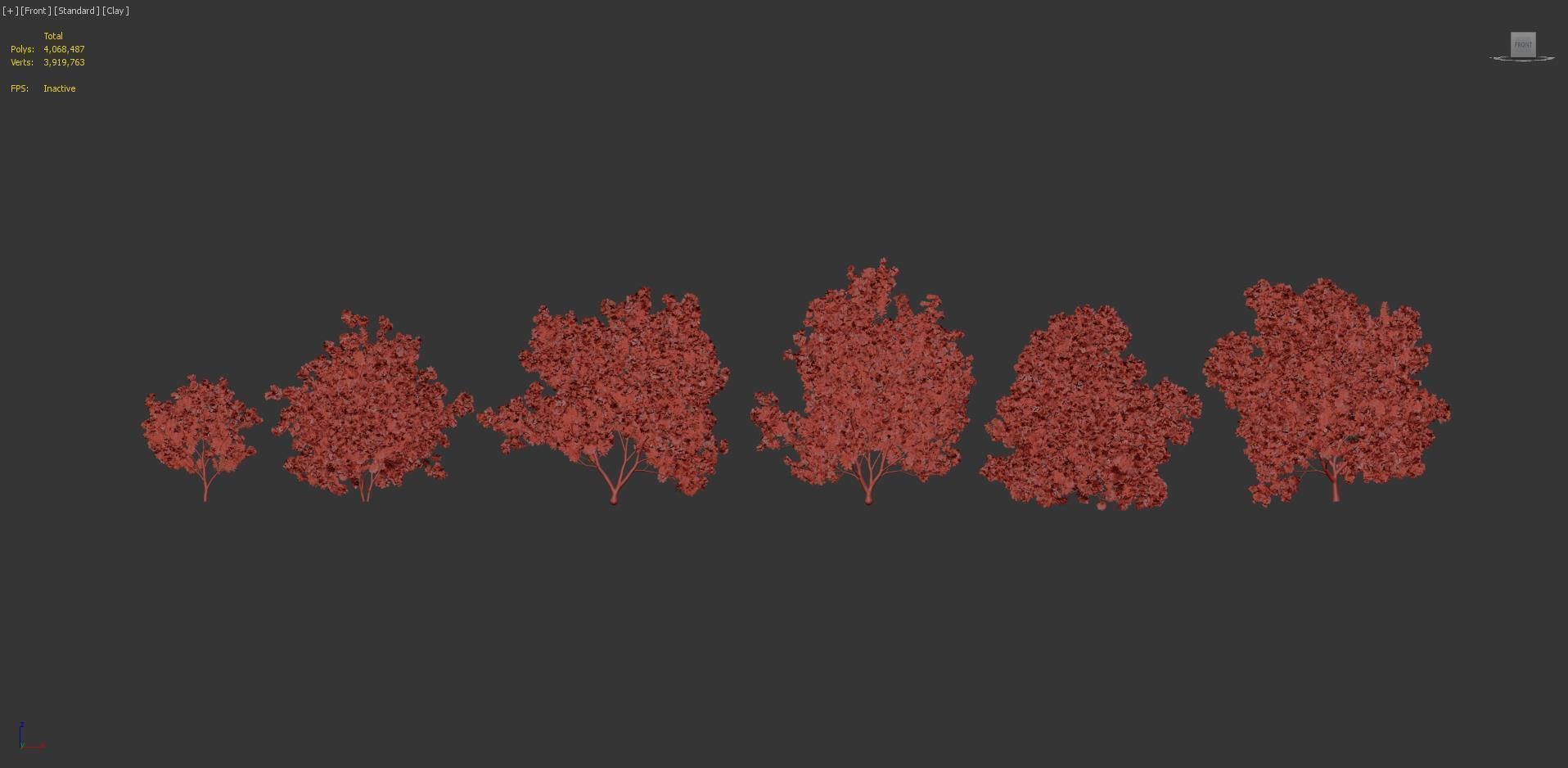 Cotinus coggygria Smoketree 3D model_7