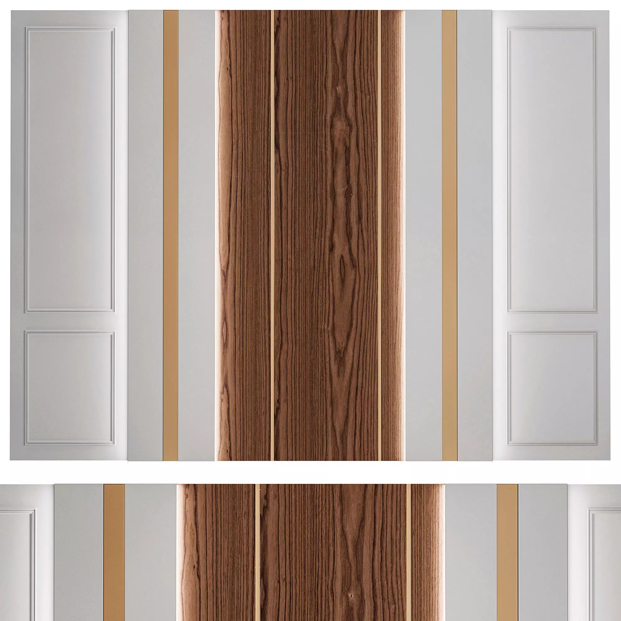 Wall panels 018 3D model_0