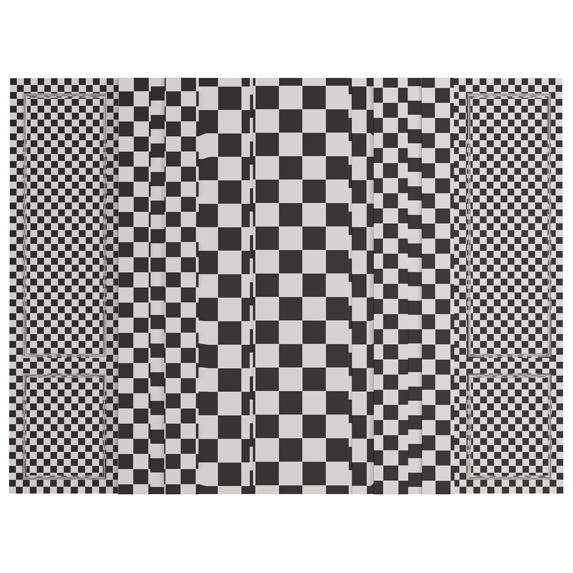 Wall panels 018 3D model_4