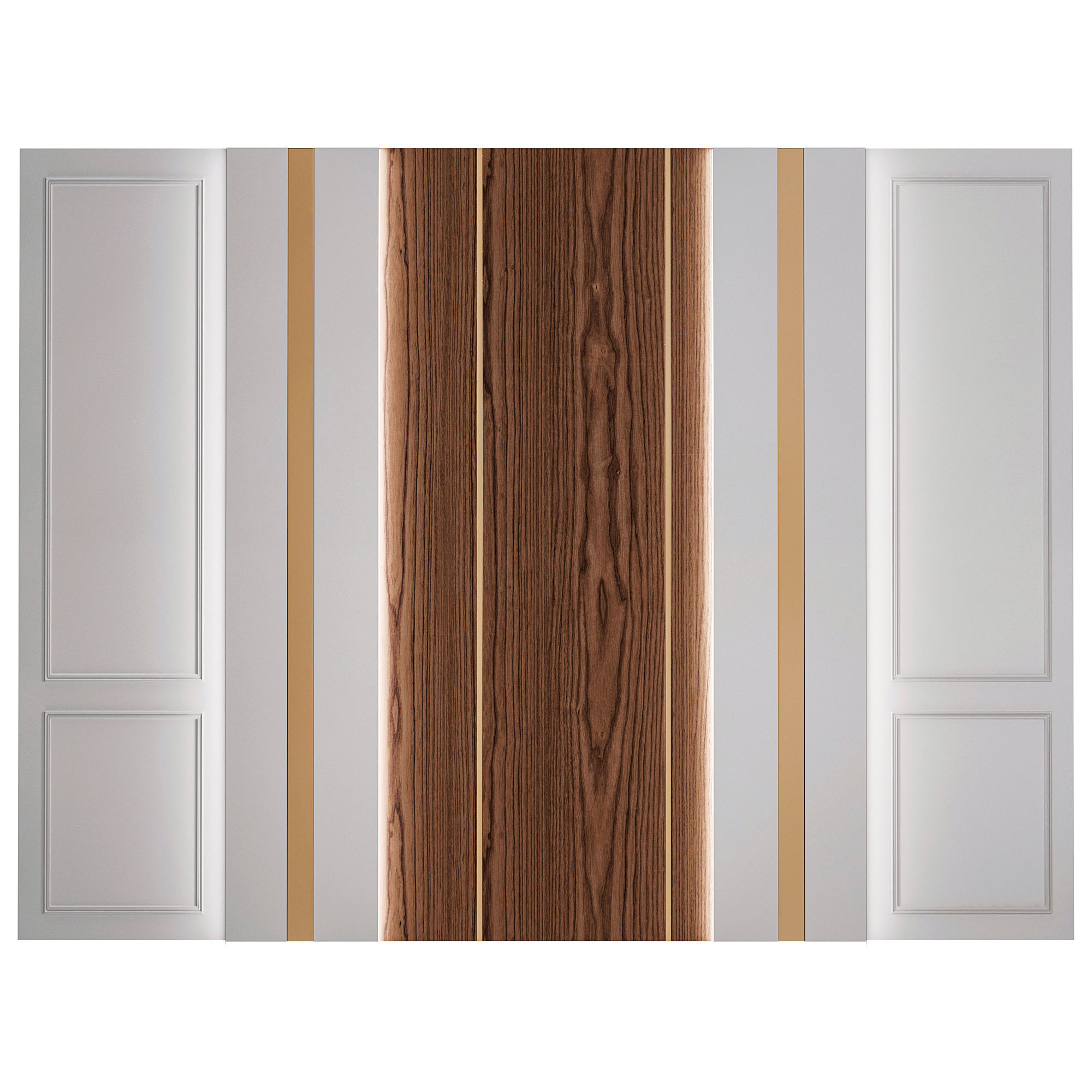 Wall panels 018 3D model_1