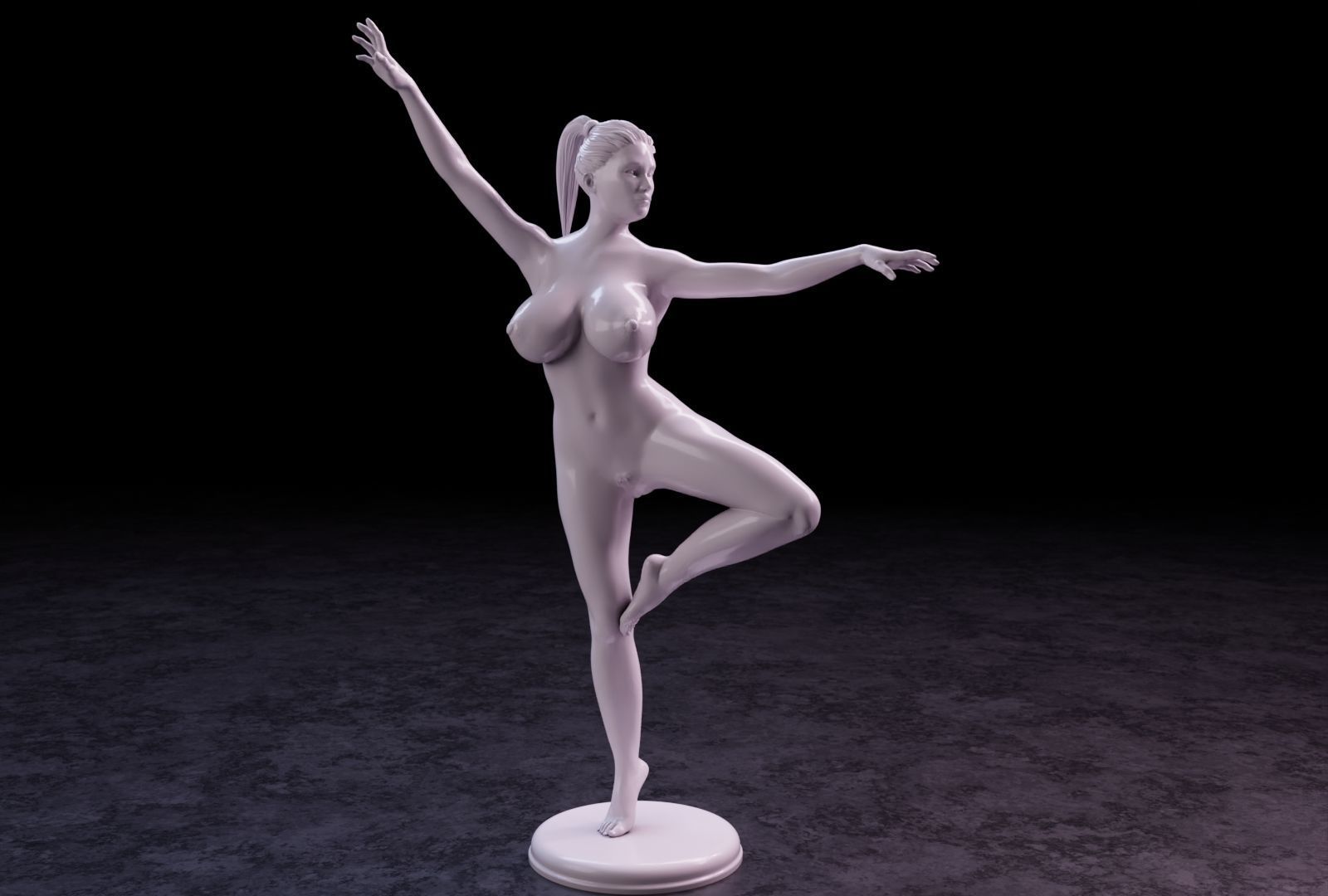 Sexy girl 141 3D print model_3