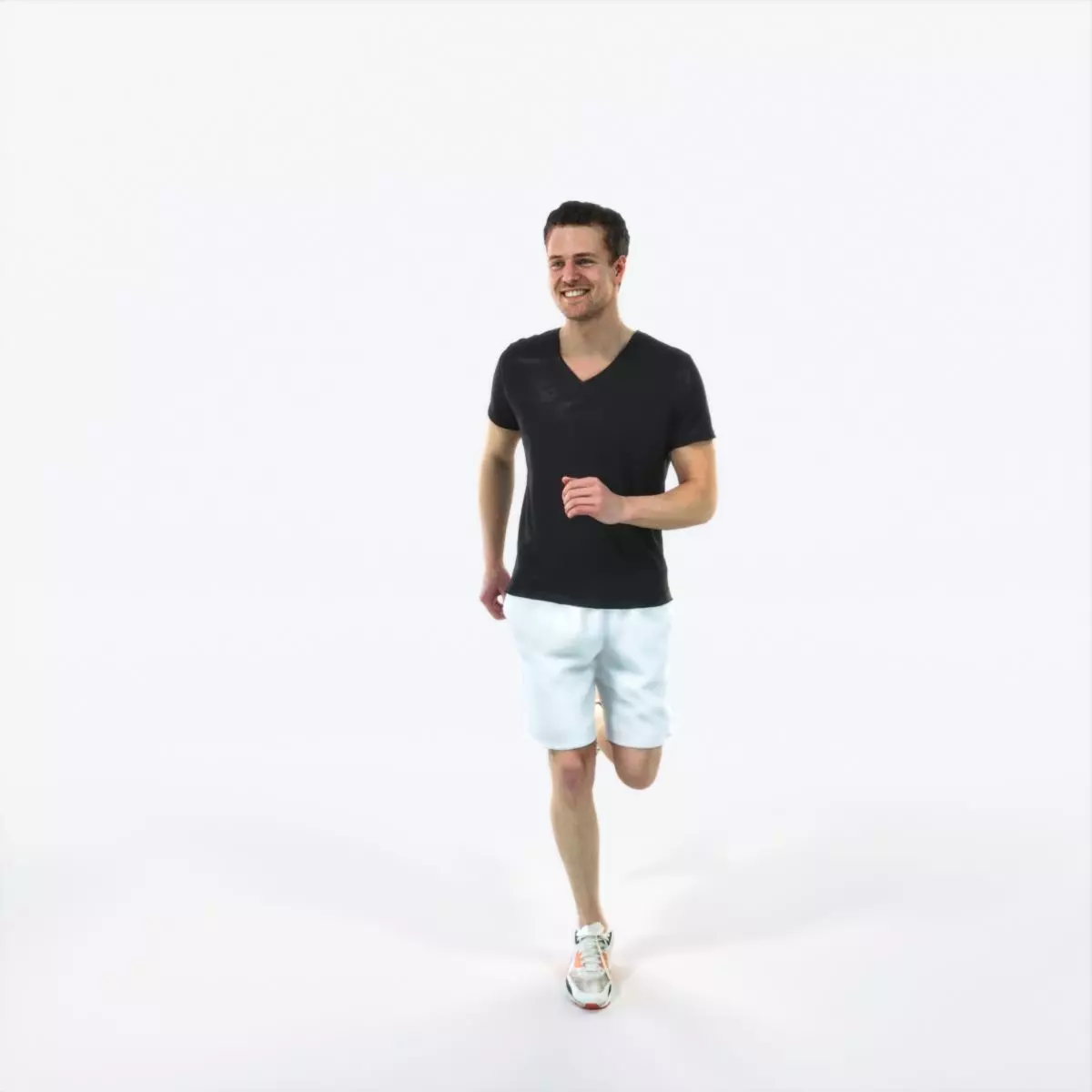 Virtue 02C Running Jogging Football Sports Man Low-poly 3D model_0