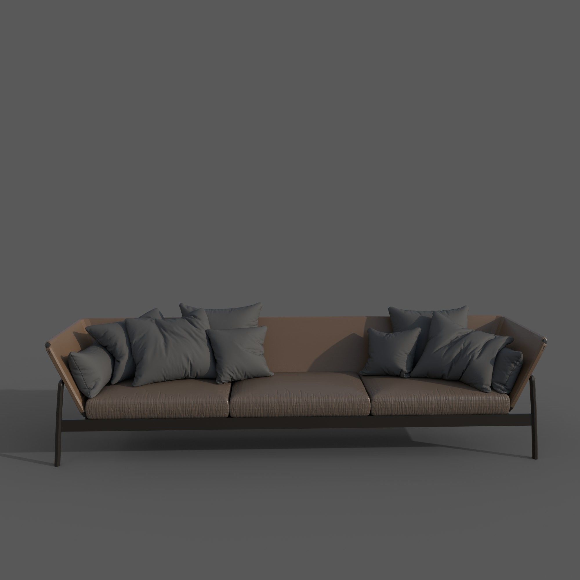 Armchair 3D model_2