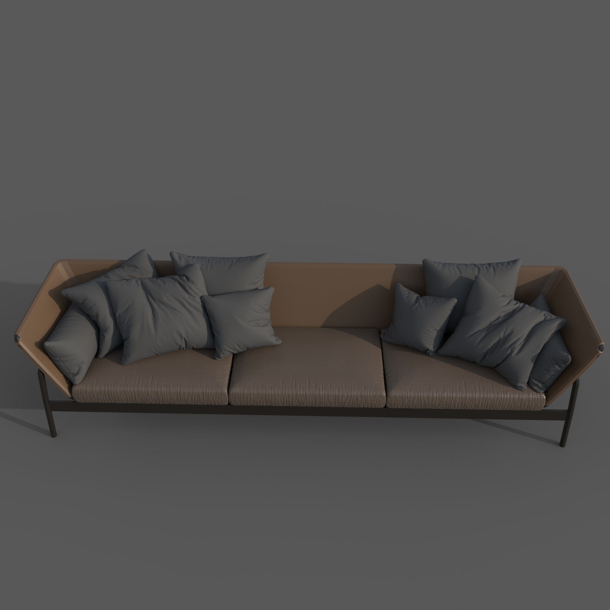 Armchair 3D model_3