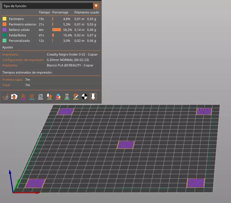 Nivelacion de cama Ender 3 V2 Free 3D print model