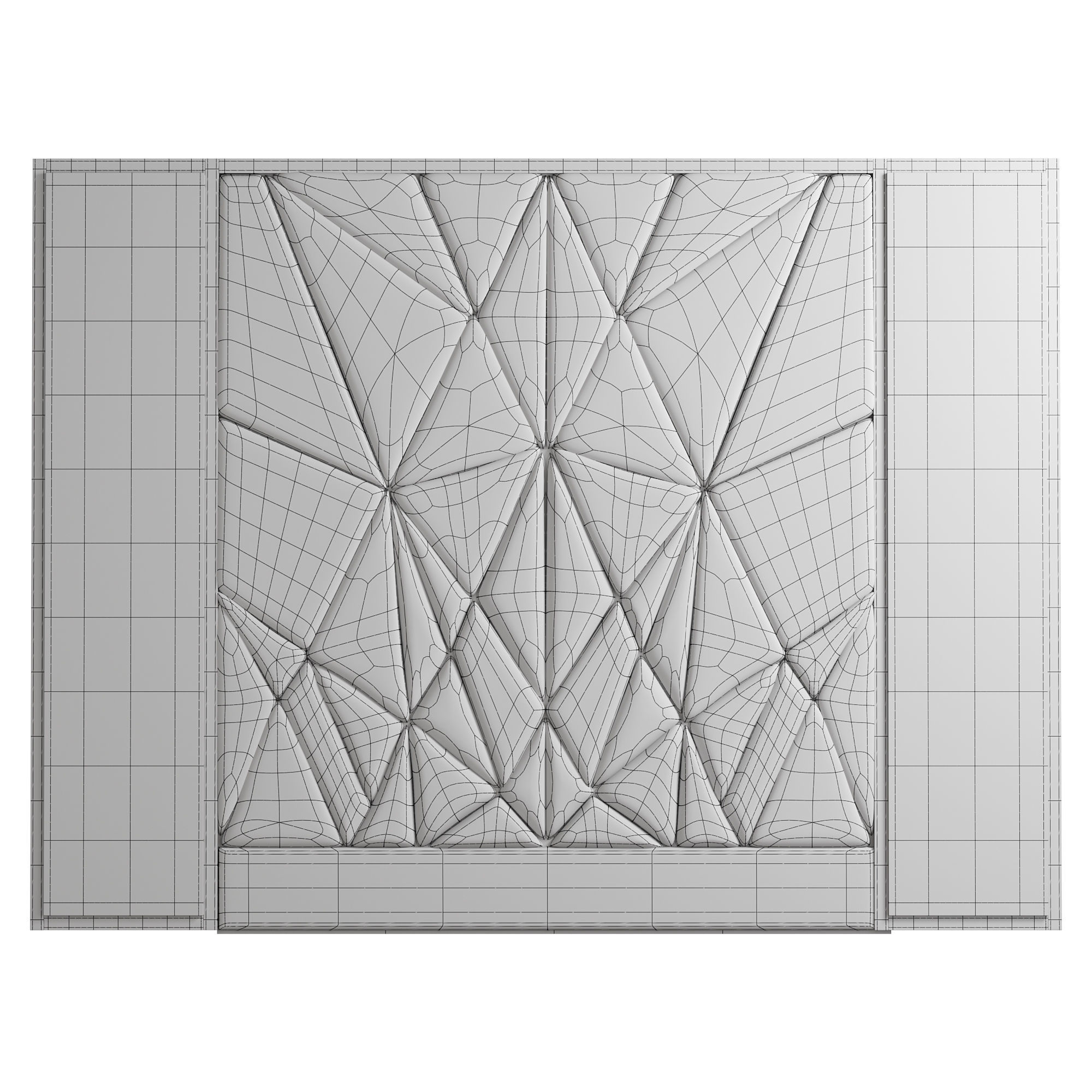 Wall panels 016 3D model_4