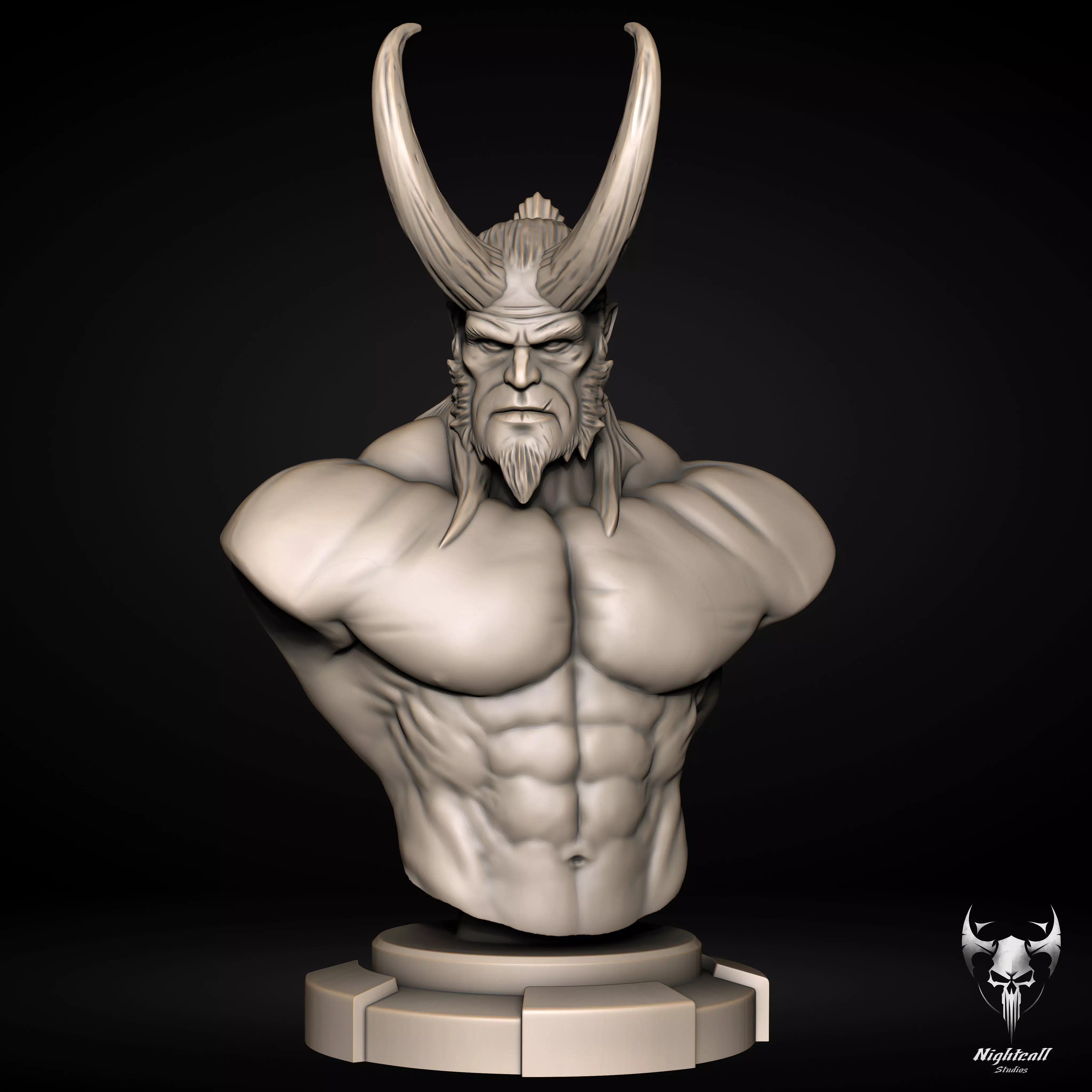 Hellboy Bust - 3D Print Model 3D print model_0