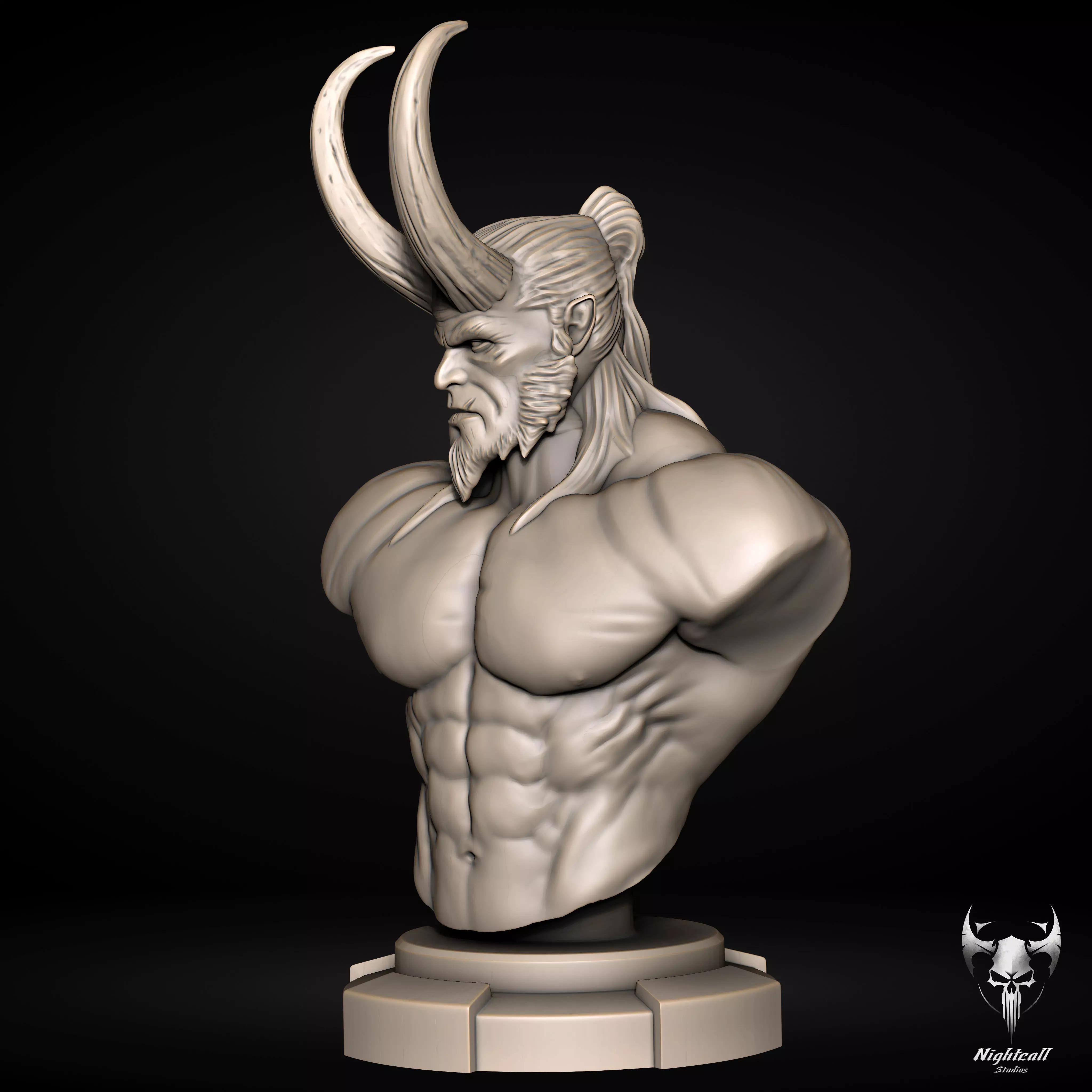 Hellboy Bust - 3D Print Model 3D print model_7