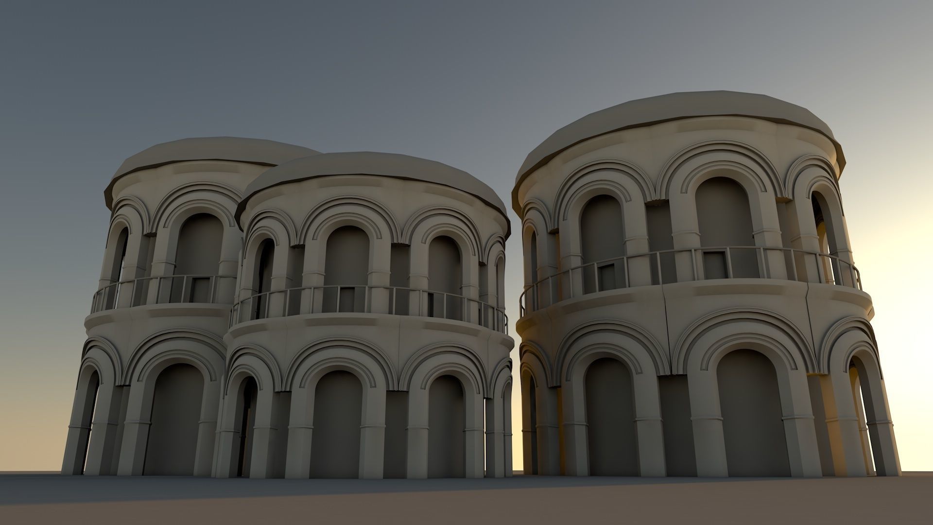 Environment Modelling Low-poly 3D model_3