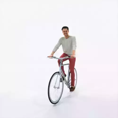 Virtue 07L bicycle bike Casual Man Low-poly 3D model