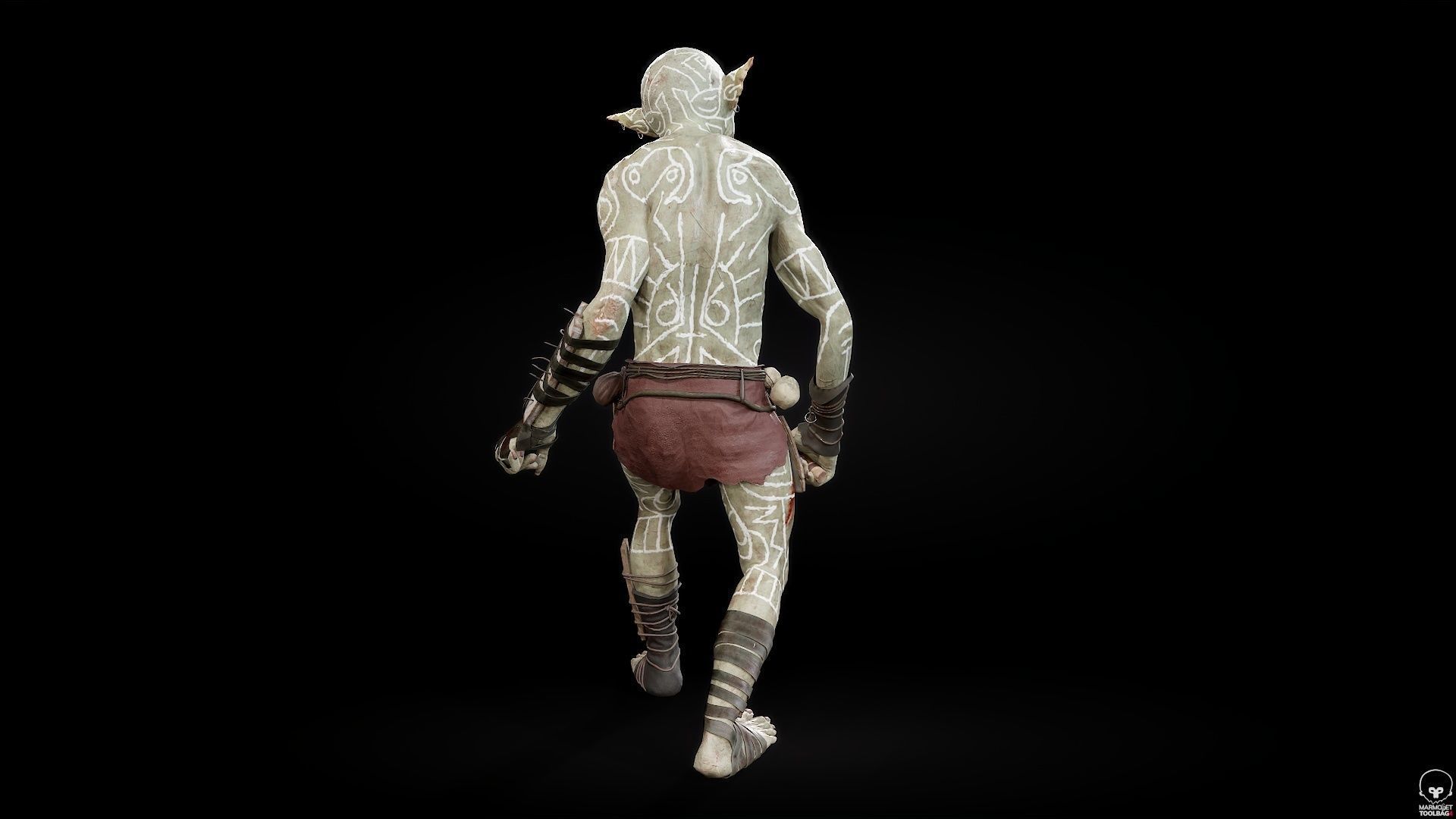 Forest Goblin Low-poly 3D model_8