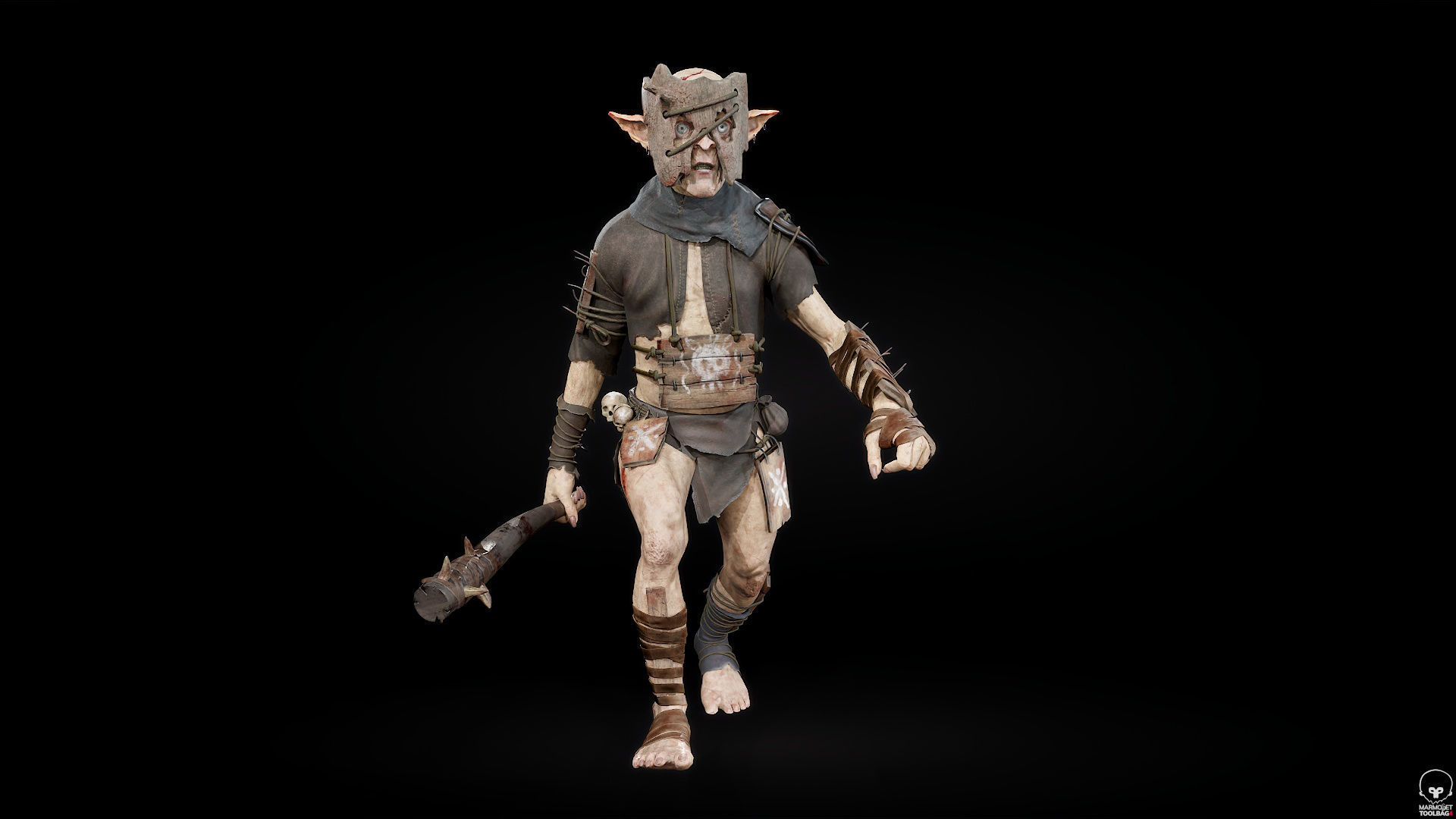 Forest Goblin Low-poly 3D model_18