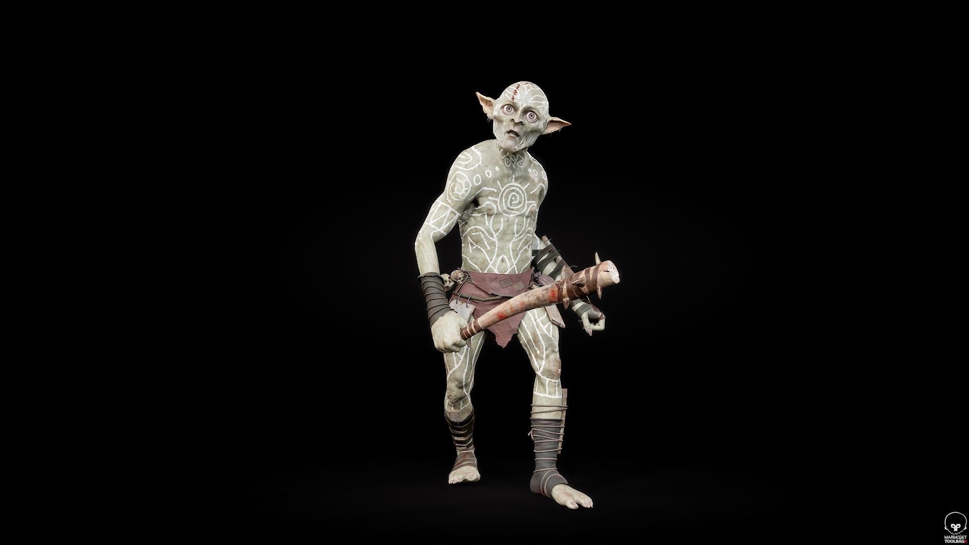 Forest Goblin Low-poly 3D model_15