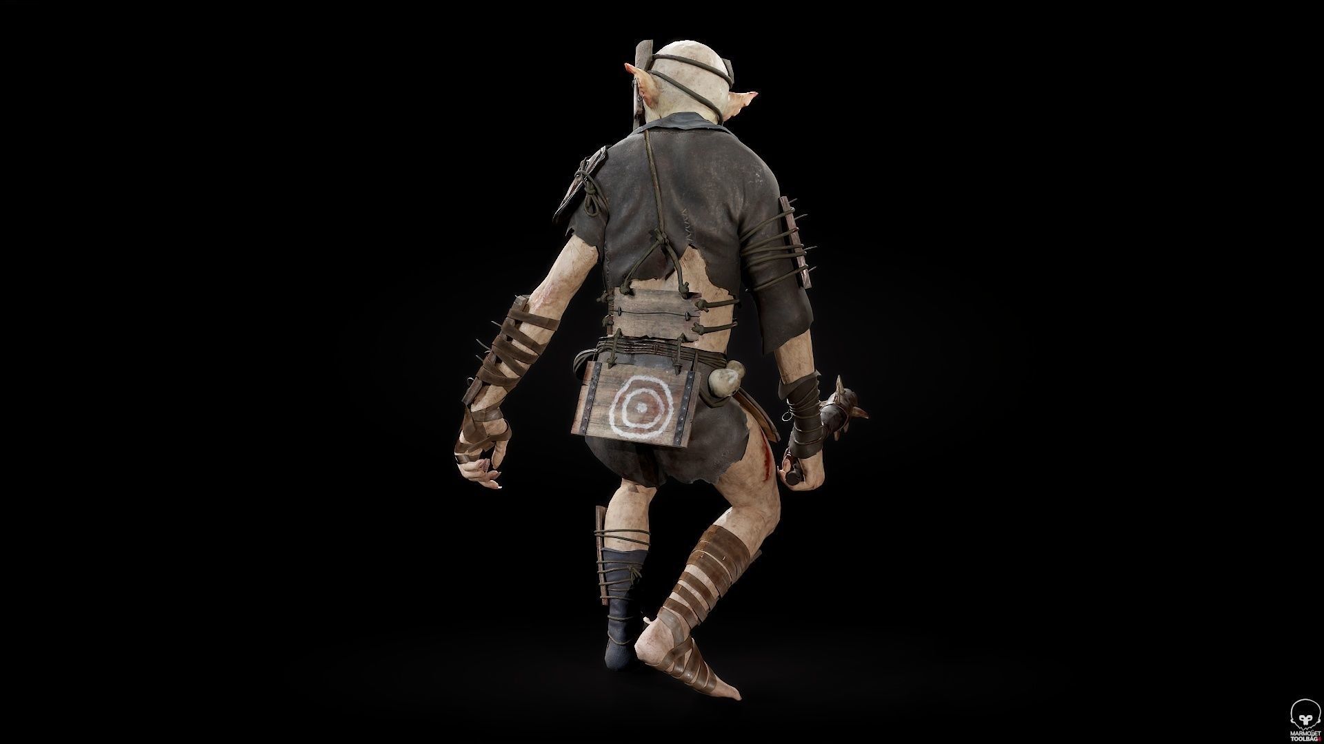 Forest Goblin Low-poly 3D model_10