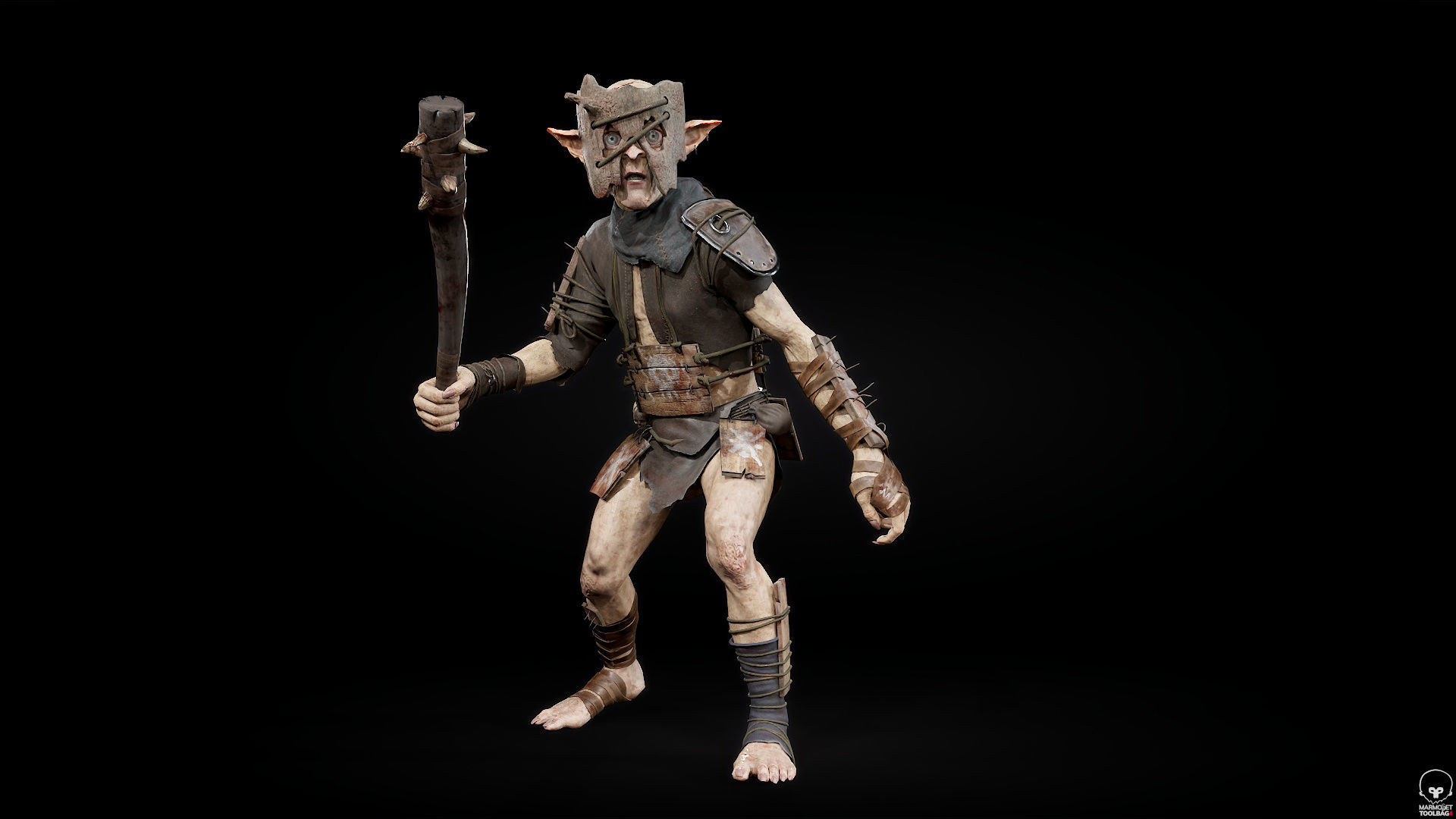 Forest Goblin Low-poly 3D model_9