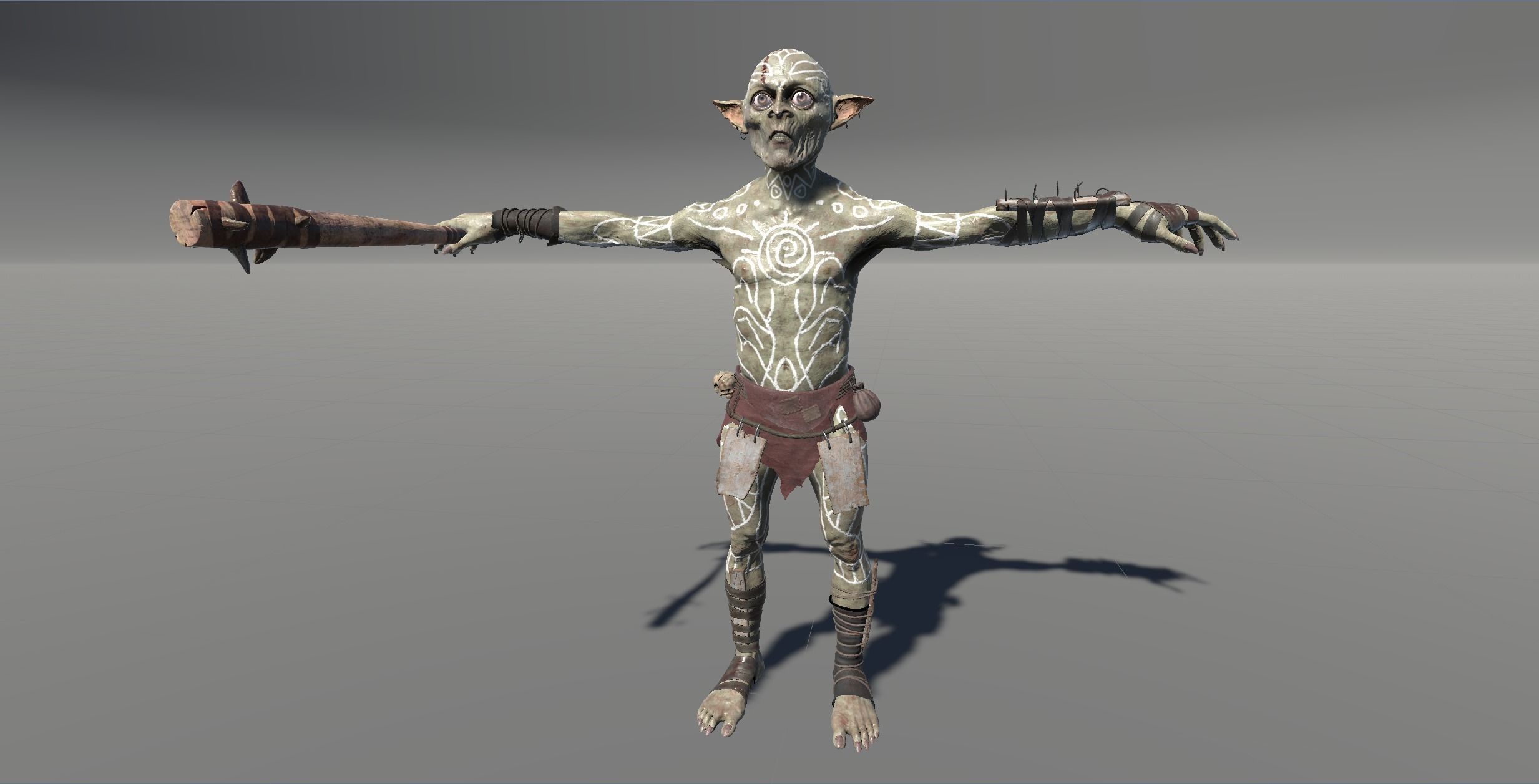 Forest Goblin Low-poly 3D model_20