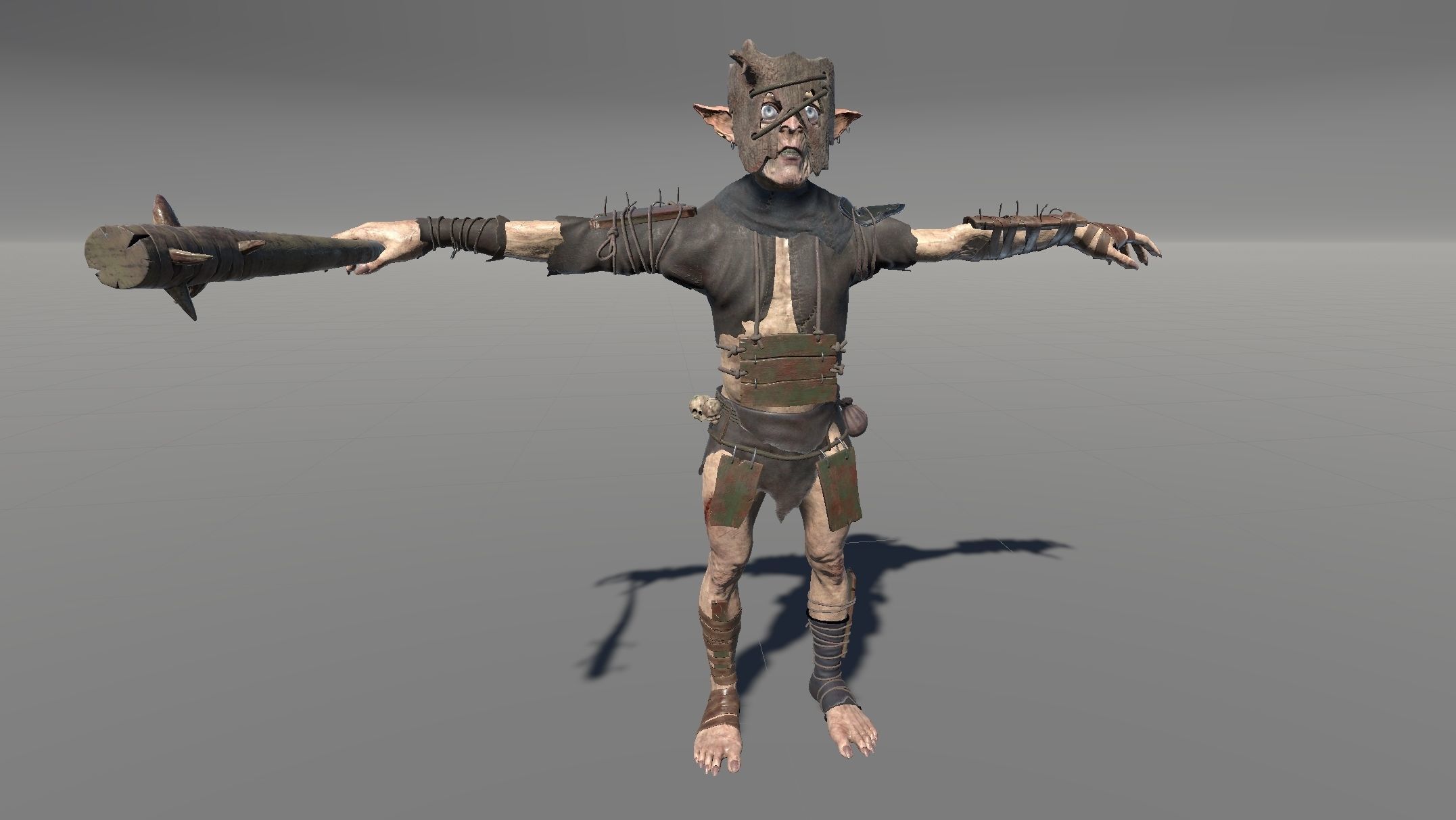 Forest Goblin Low-poly 3D model_19