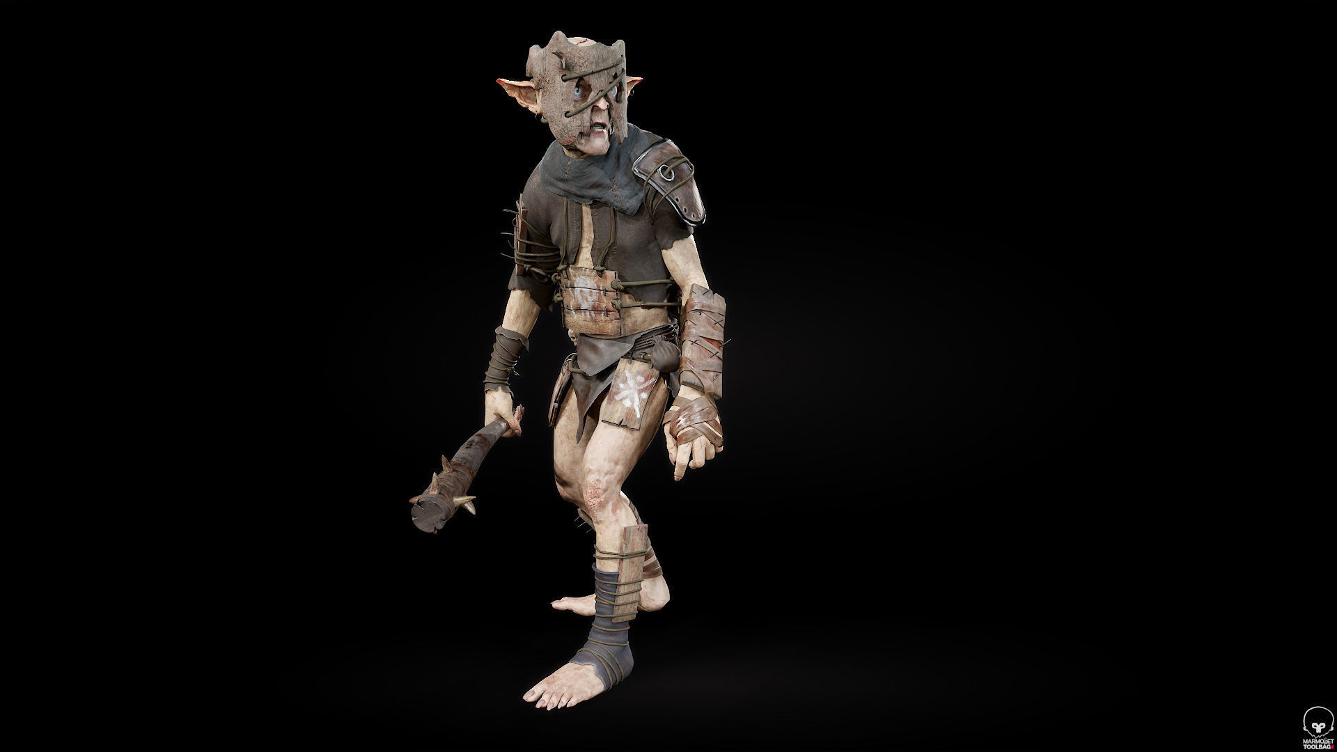Forest Goblin Low-poly 3D model_3