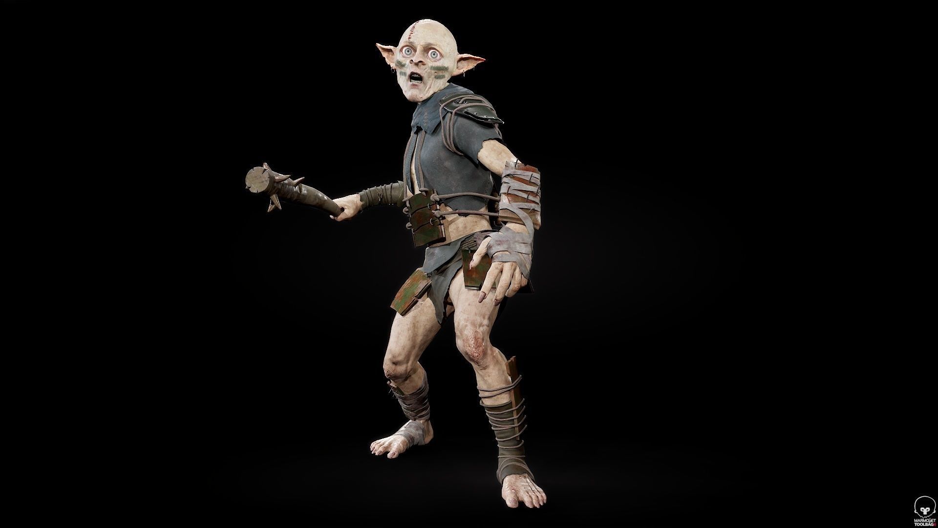 Forest Goblin Low-poly 3D model_14