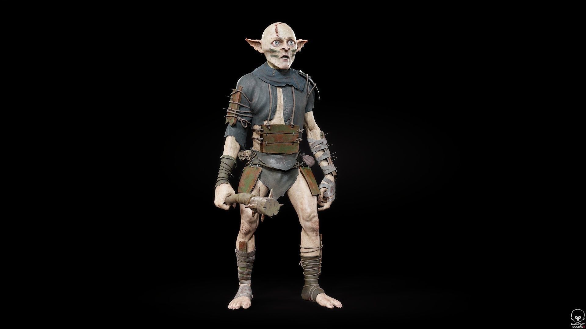 Forest Goblin Low-poly 3D model_17