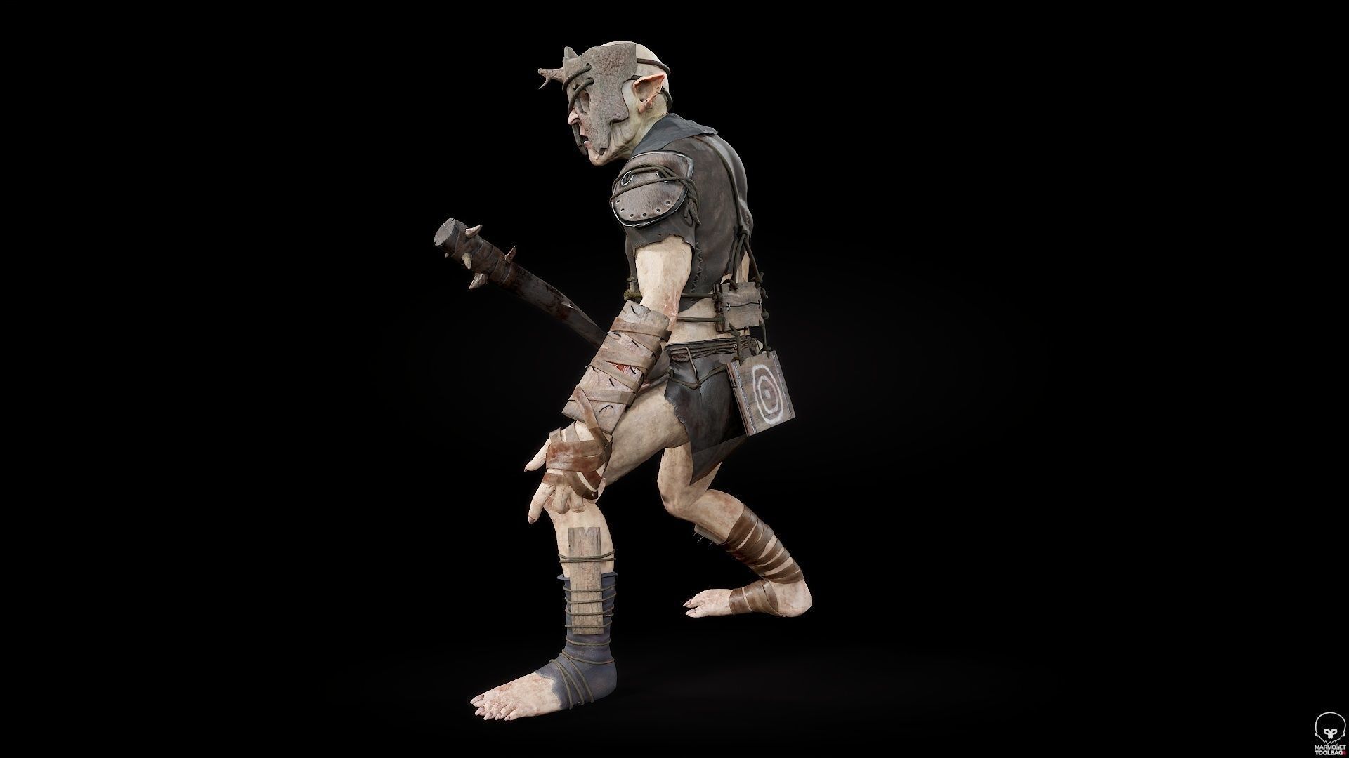 Forest Goblin Low-poly 3D model_11