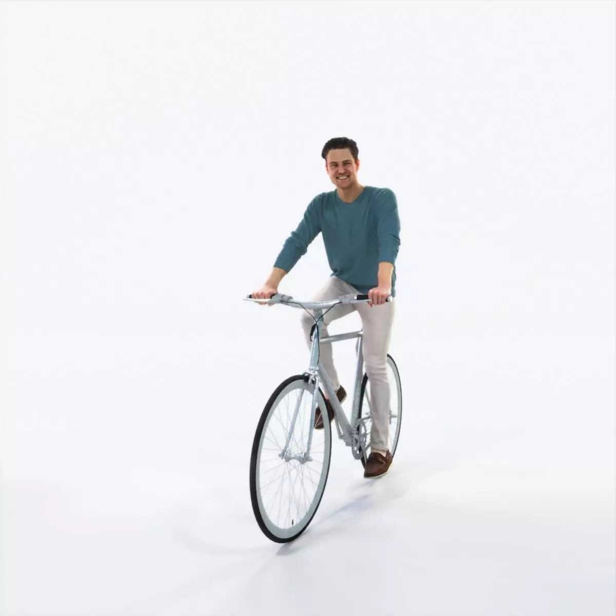 Virtue 07G bicycle bike Casual Man Low-poly 3D model