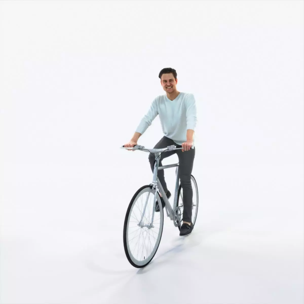 Virtue 07C bicycle bike Casual Man Low-poly 3D model