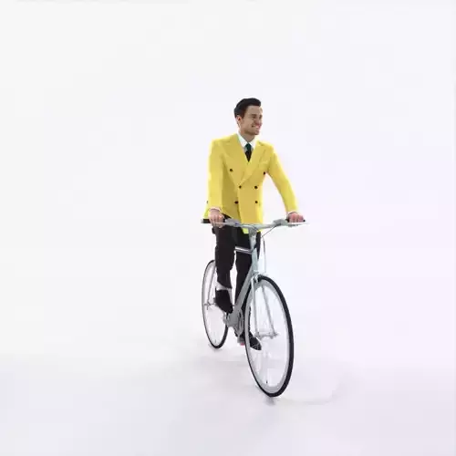 Virtue 09L bicycle bike Elegant Businessman Low-poly 3D model