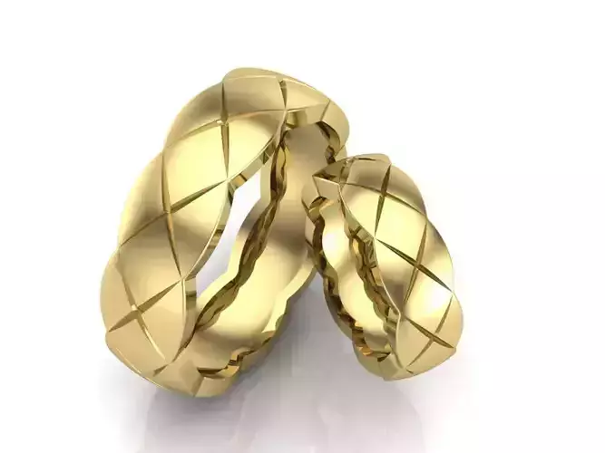 wedding ring Free 3D print model
