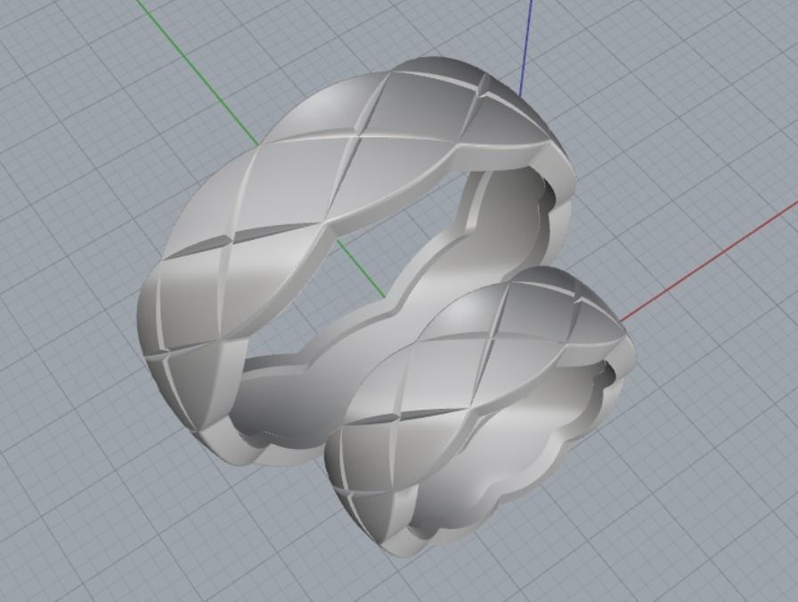 wedding ring Free 3D print model_12