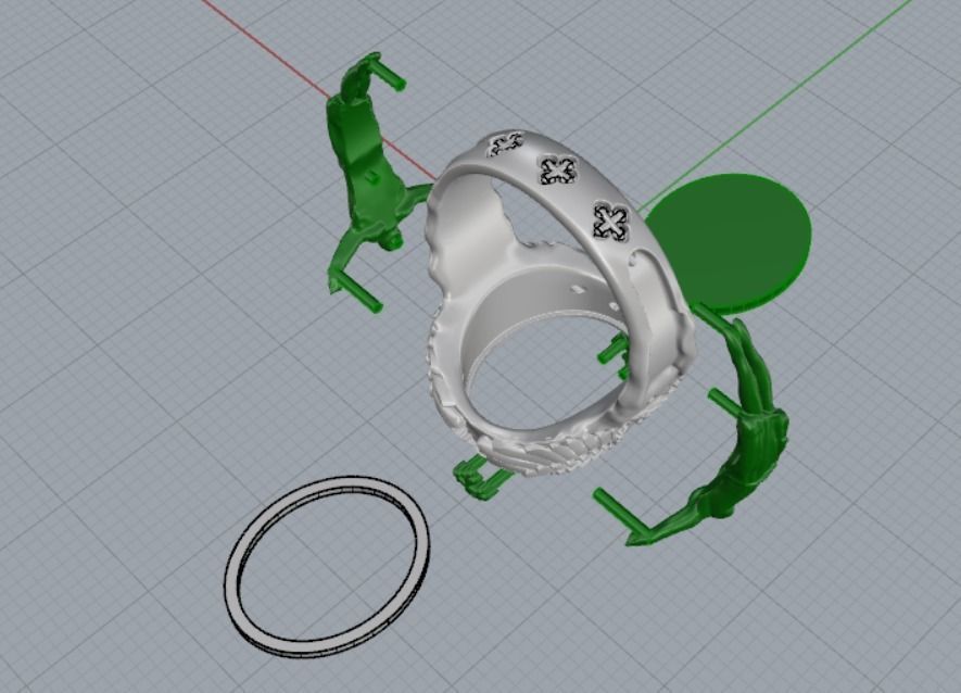 Ring Angels 3D print model_15