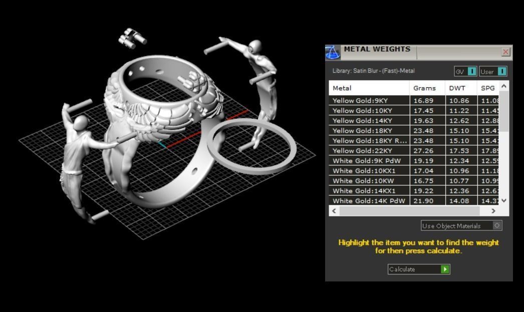 Ring Angels 3D print model_13