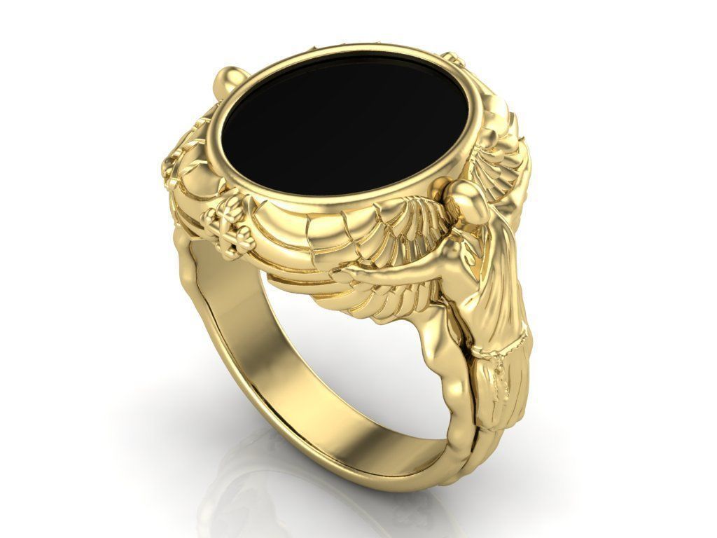 Ring Angels 3D print model_4